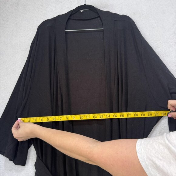 Body love basics sample Robe Women Large Long Belted Lightweight Cardigan Kimono - Picture 4 of 7